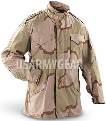 US Military Field Jacket Desert Army Coat Jacket M-65 w. Liner Medium M/XS