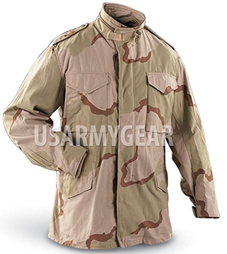 Us Military Field Jacket Desert Army Coat Jacket M-65 W. Liner Medium M/Xs #TOP1