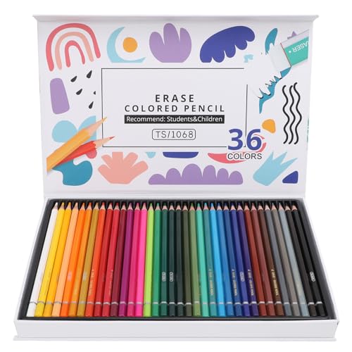 Crayons de couleur effaçables Pilipane pour vos moments de détente en coloriage adulte et enfant