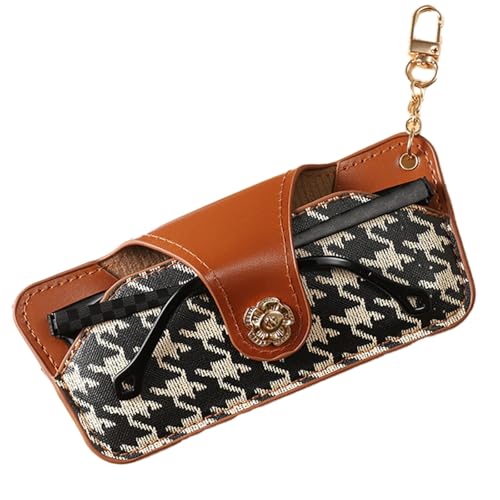 Image of kytasryl Soft Leather Sunglasses Bag,Travel Sunglass Holder Eyeglass Case Portable Slim Sunglasses Pouch
