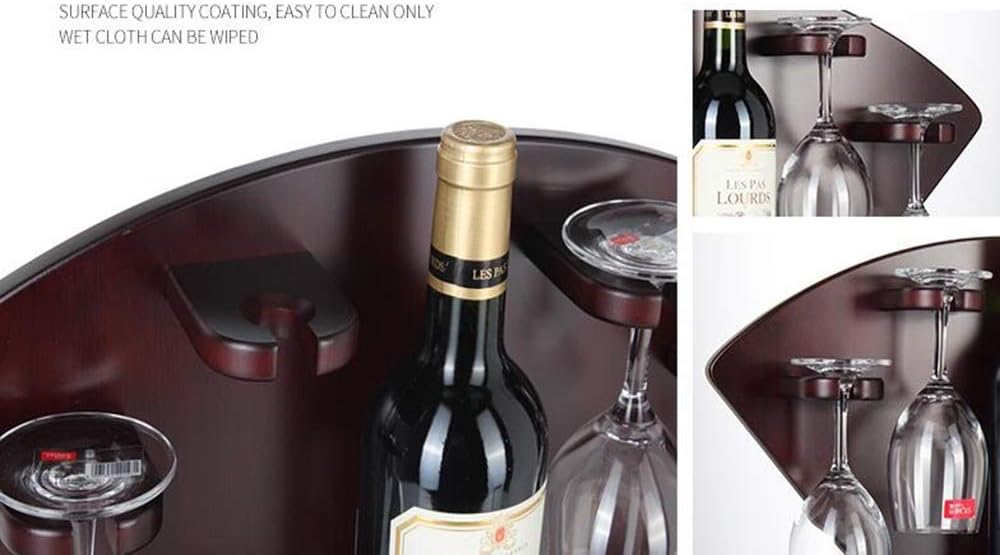 Wine Rack, Wine Racks, Wine Glass Holders, Freestanding European Table Top with Storage Drawers Wine Holder for Bar Wine Cellar Basement Cabinet Pantry Kitchen Decoration Beauty Comes