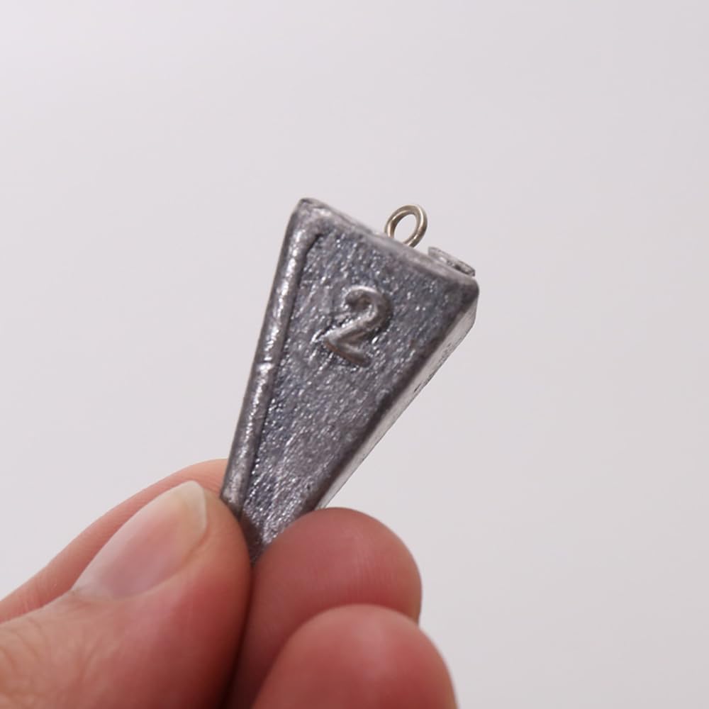 5 Pcs Fishing Weights - Pyramid Fishing Sinkers, Carp Pier Mackerel Bait Tackle Sea Saltwater Fishing Accessories -6oz (167g) - Image 3