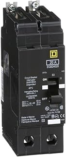 SCHNEIDER ELECTRIC 480Y/277-VOLT 20-AMP EGB24020 Miniature Circuit Breaker 480Y/277V 20A