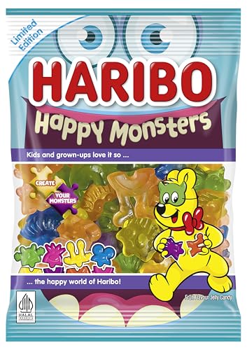 Haribo Happy Monster Fruit Flavour Jelly Candy 80g