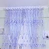 Printed Sheer Curtain Flowers Floral Lace Pattern Voile Curtain Panel Fabric Curtain,purple