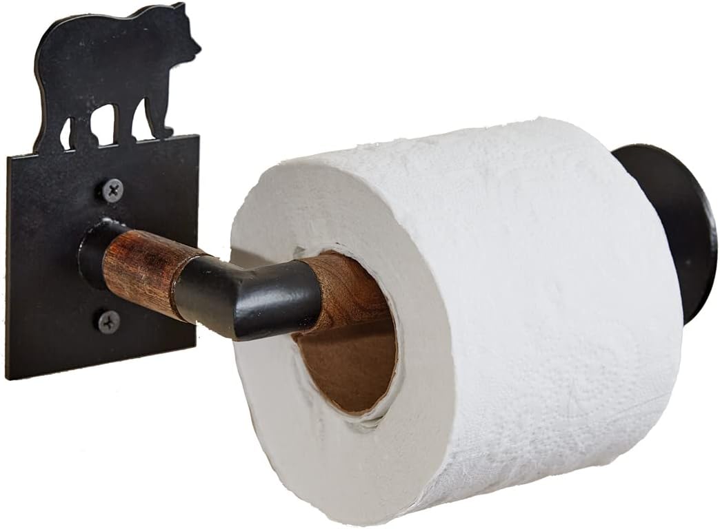 Park Designs Wild Woods Bear Toilet Tissue Holder
