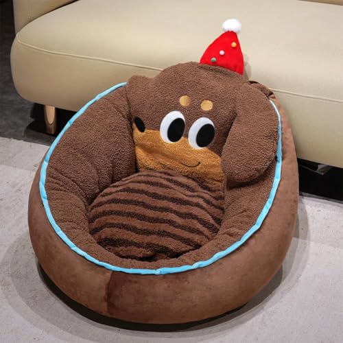 Cojín de suelo de perro salchicha decorativo para regalar en cumpleaños y mudanzas