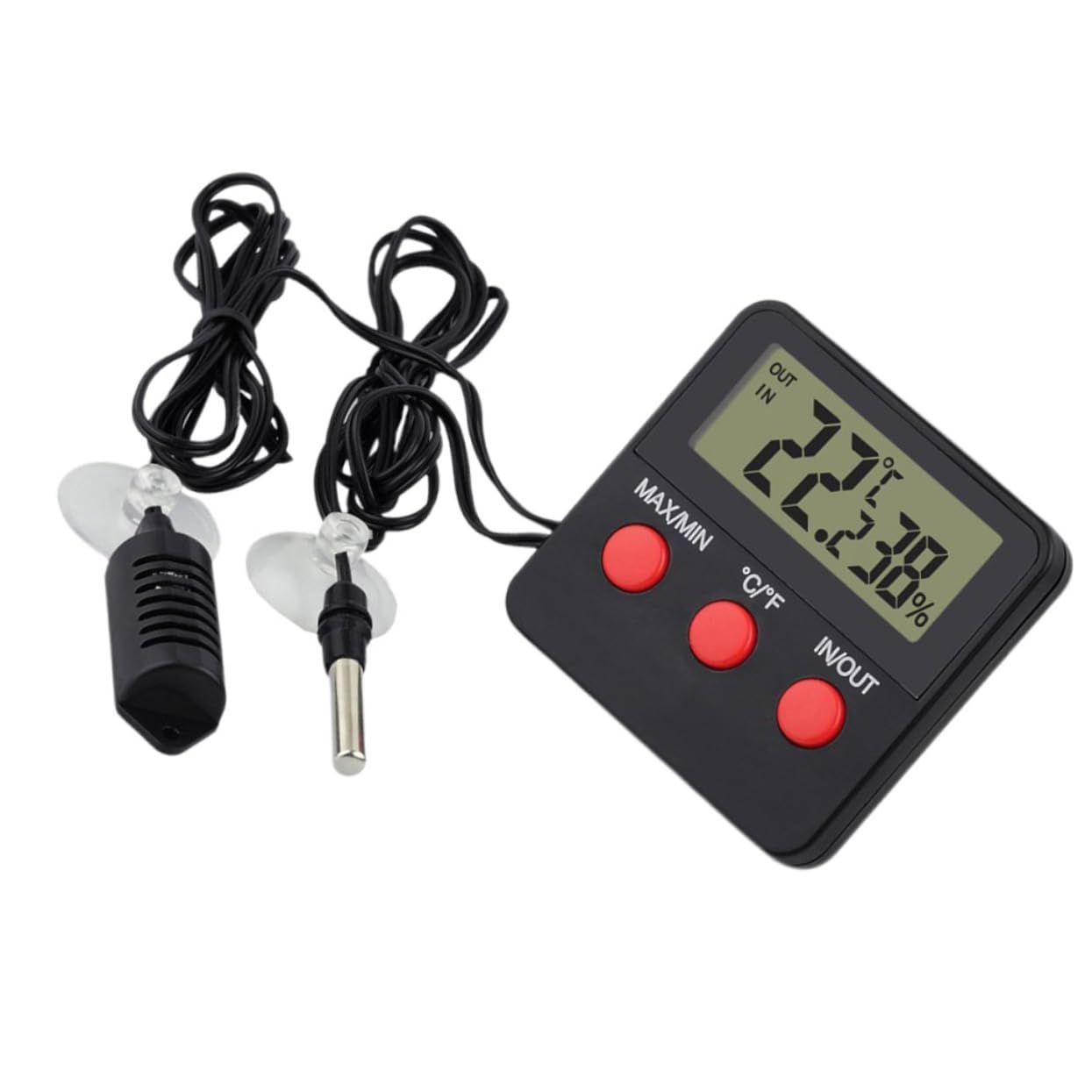BESPORTBLE 3 Ensembles thermomètre pour reptiles hygromètre pour animaux de compagnie mini-hygromètre thermomètre intérieur digital pour reptiles lézard