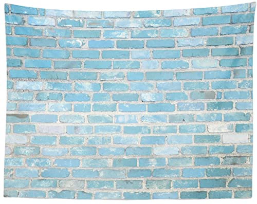 Mur de brique bleu clair tapisserie déco 270x180cm fond photo pour shooting mariage