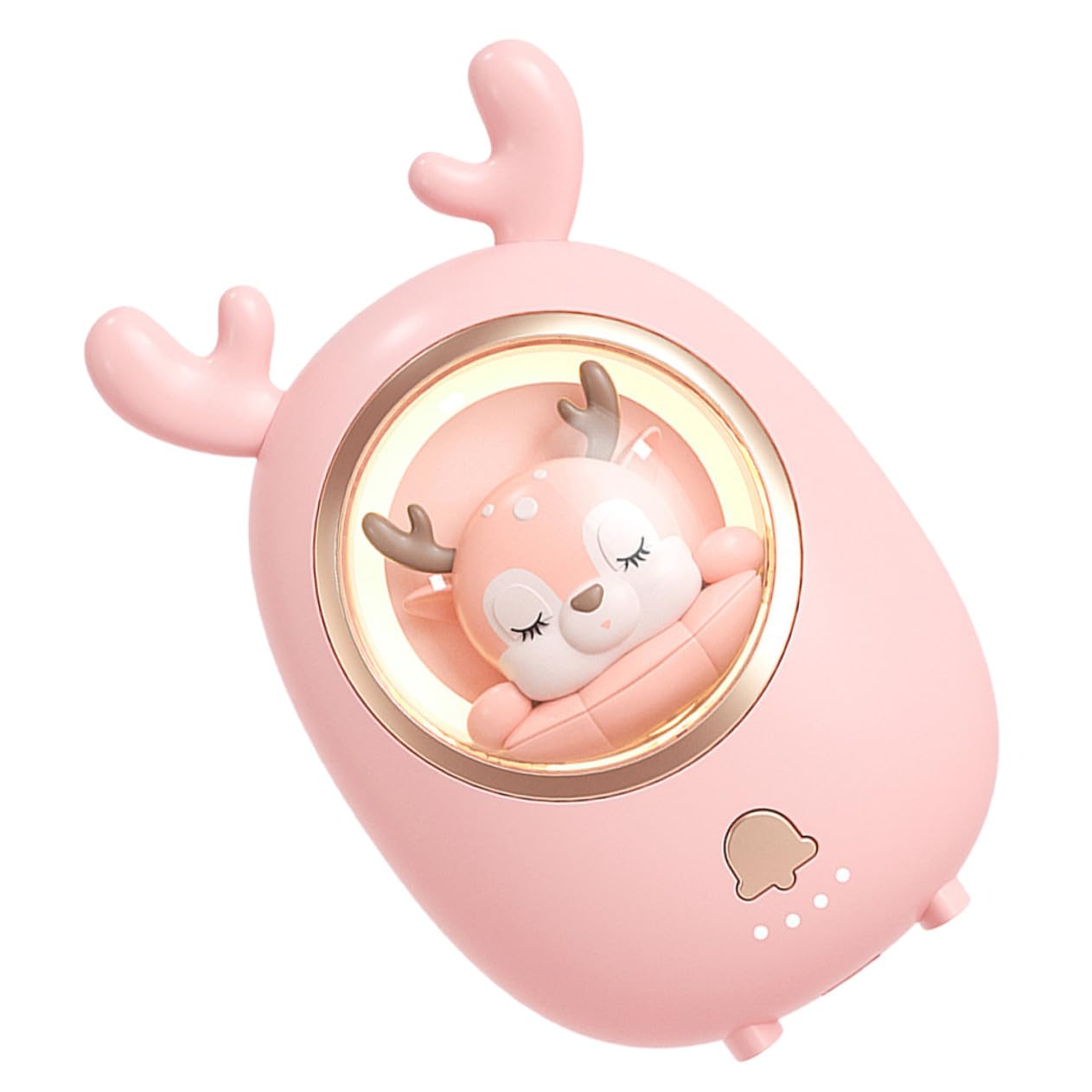 Gatuida Scaldamani USB Ricaricabile Portatile a Forma di Cartone Animato Funzione Power Bank Mini Scaldamani Riutilizzabile per Donne Regalo Pratico per Uso Quotidiano e Viaggi