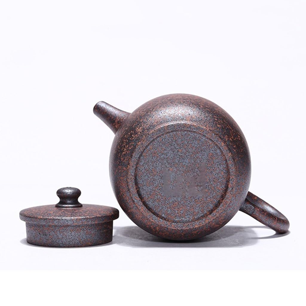 Ceramiczny czajniczek kwiat czajniczek fioletowy glina czajniczek ręcznie robiony czajniczek popołudniowa herbata impreza salon domowy czajniczek dzbanek do herbaty ceramiczny