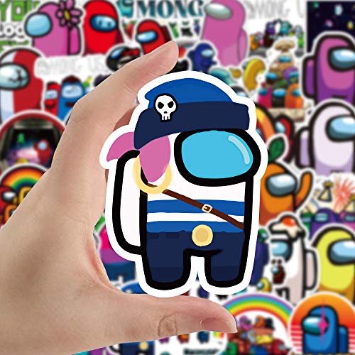 Among Us Stickers [52Pack], Game Among Us Waterproof Vinyl Stickers Decals for Laptop Water Bottle Bumper Luggage Computer Skateboard Snowboard. Gift for Kids Girls Teens - Thumbnail 7