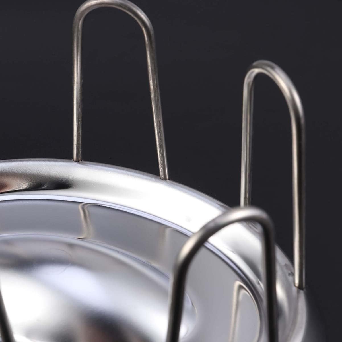 Stainless Steel Reptile Food Bowl Tortoise Feeding Tray Railing Shape Pet Supplies Turtle Bowl