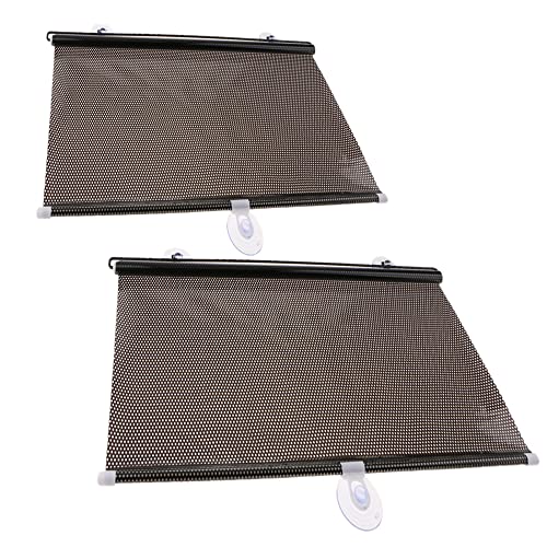 JANEFLY Saugnapf-Fensterjalousie (2 Stück), Jalousien Verdunkelungsvorhänge, Kein Bohren erforderlich. Sonnenschutz Wärmeisolierte Vorhänge / 40x125cm Cover