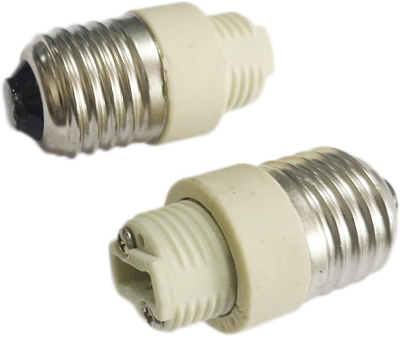 Ceramic E27 to G9 Extender Adapter Converter E27 E26 to G9 Lamp Holder E27-G9 Lamp Bulb Socket Base LED Halogen Light Bulb Lamp Adapter