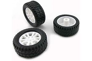 10Pcs Toy Car Wheels 20mm - Essential Accessory for DIY Model Cars