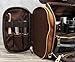 EURYNOME Leather Toiletry Bag For Men,Full Grain Leather Toiletries Organizer,Travel Hanging Toiletry Bag Large Water-resistant Bathroom Shaving Kit for Cosmetics, Makeup Case Travel Dopp Kit