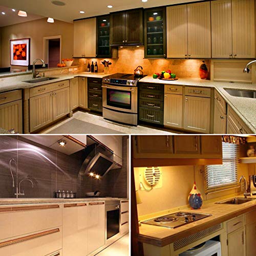 Ahevo G8 Light Bulbs 35Watt 120Volt Halogen Light Bulb G8 Base Bi-Pin Shorter 35W T4 Jcd Warm White Under Cabinet Puck Lighting Replacements,10Pack #TOP5