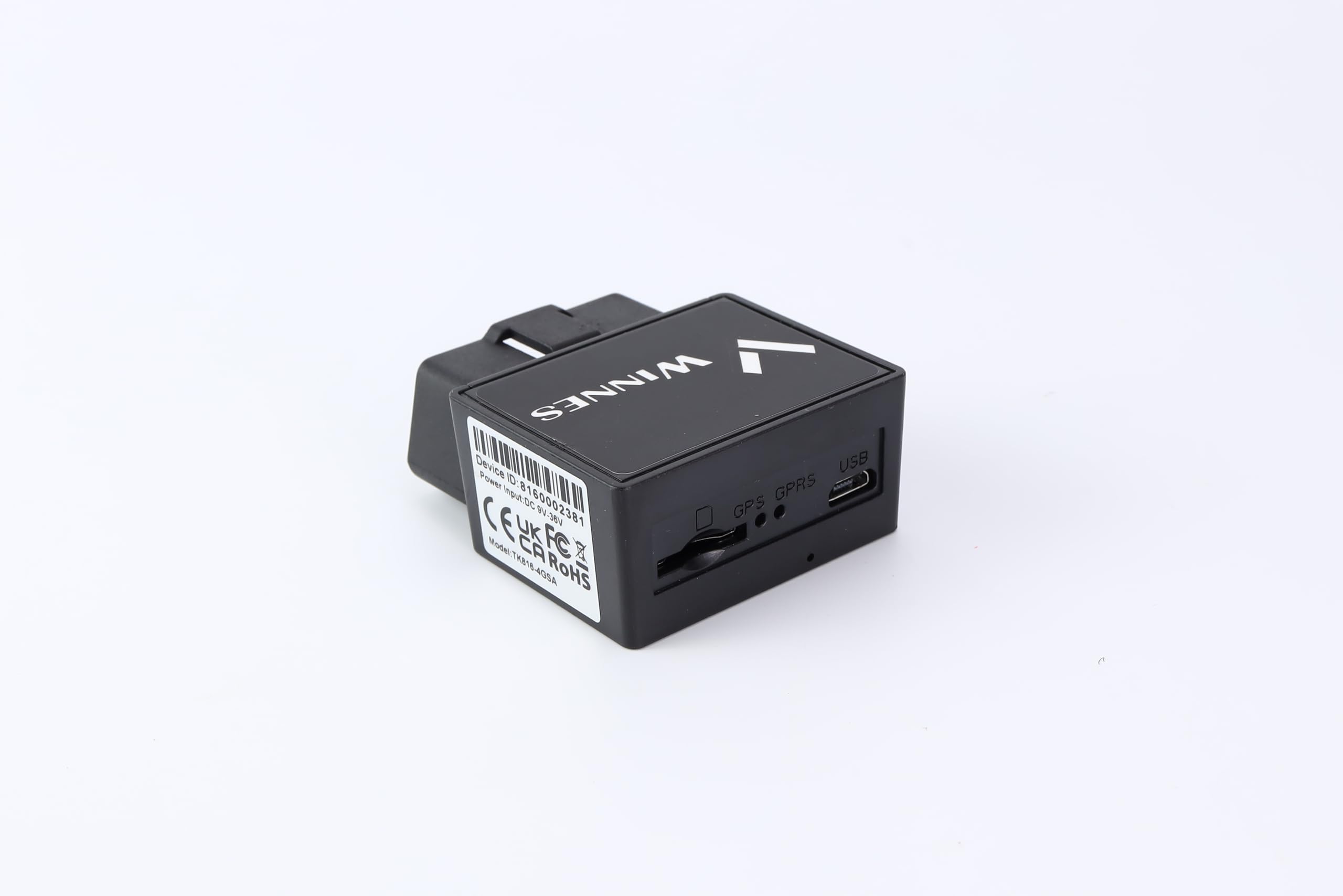 Winnes TK816 Traceur GPS pour voiture 4G OBD2 Tracker GPS résistant à l'eau Alerte de vitesse application gratuite pour camionnette et voiture