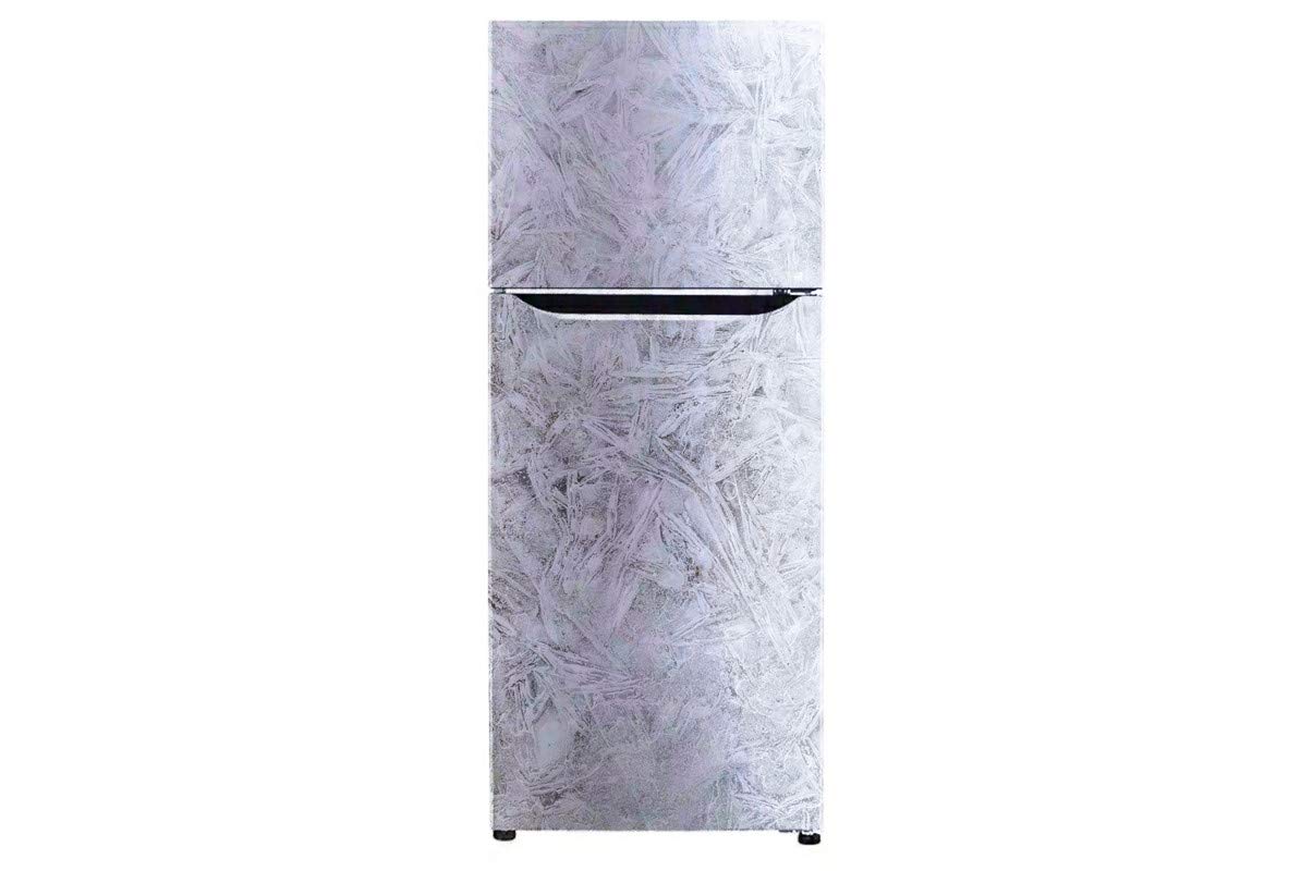 Psychedelic Collection Water White Design Fridge Decorative Extra Large PVC Vinyl Fridge Sticker (Multicolor, 60 cm X 160 cm)_FD130_WP