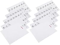 Vista 1 de Juego de 2 calcomanías de piano con teclado extraíble de 88 teclas, calcomanías de letras de piano, notas de teclado electrónico, teclas blancas