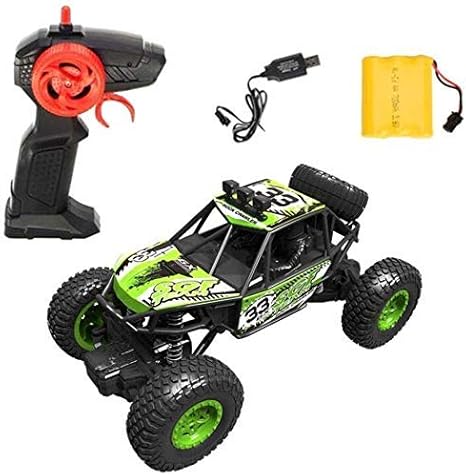 Amazon Co Jp ラジコンカー 男の子用ラジコンカー Rc 車1 すべての地形充電式電気玩具4wdオフロードロッククローラーカーのハイ2 4ghzスピードラジコンモンスタートラックの男の子の女の子 色 ブルー Color Green ホビー