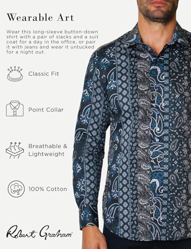 Robert Graham Men's Hawkins Long-Sleeve Button-Down Shirt2