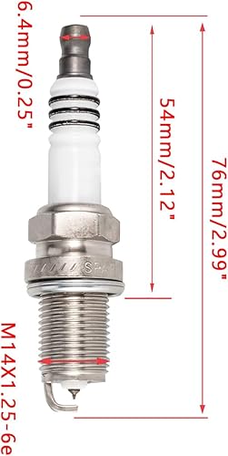 Miniatura 7 de ENA Paquete de bobinas de encendido y bujía de platino para UF529 3.0L 4.2L compatible con Audi A6 A7 A8 Q5 Q7 S4 SQ5 Quattro VW Touareg Poreche