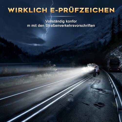 REALOVE 7 Zoll LED Scheinwerfer für Motorräder und Autos