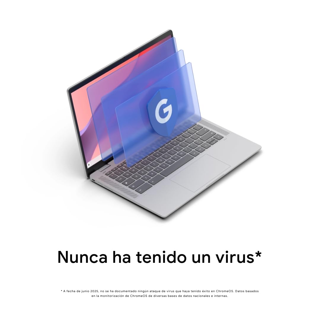 Acer Chromebook CBOA314 Laptop, Google 14 Zoll FullHD (Intel Celeron N4500, 4 GB RAM, 128 GB SSD, ChromeOS), Schwarz, QWERTY + 3 Monate Google AI Pro mit Gemini Pro und 2 TB Speicher