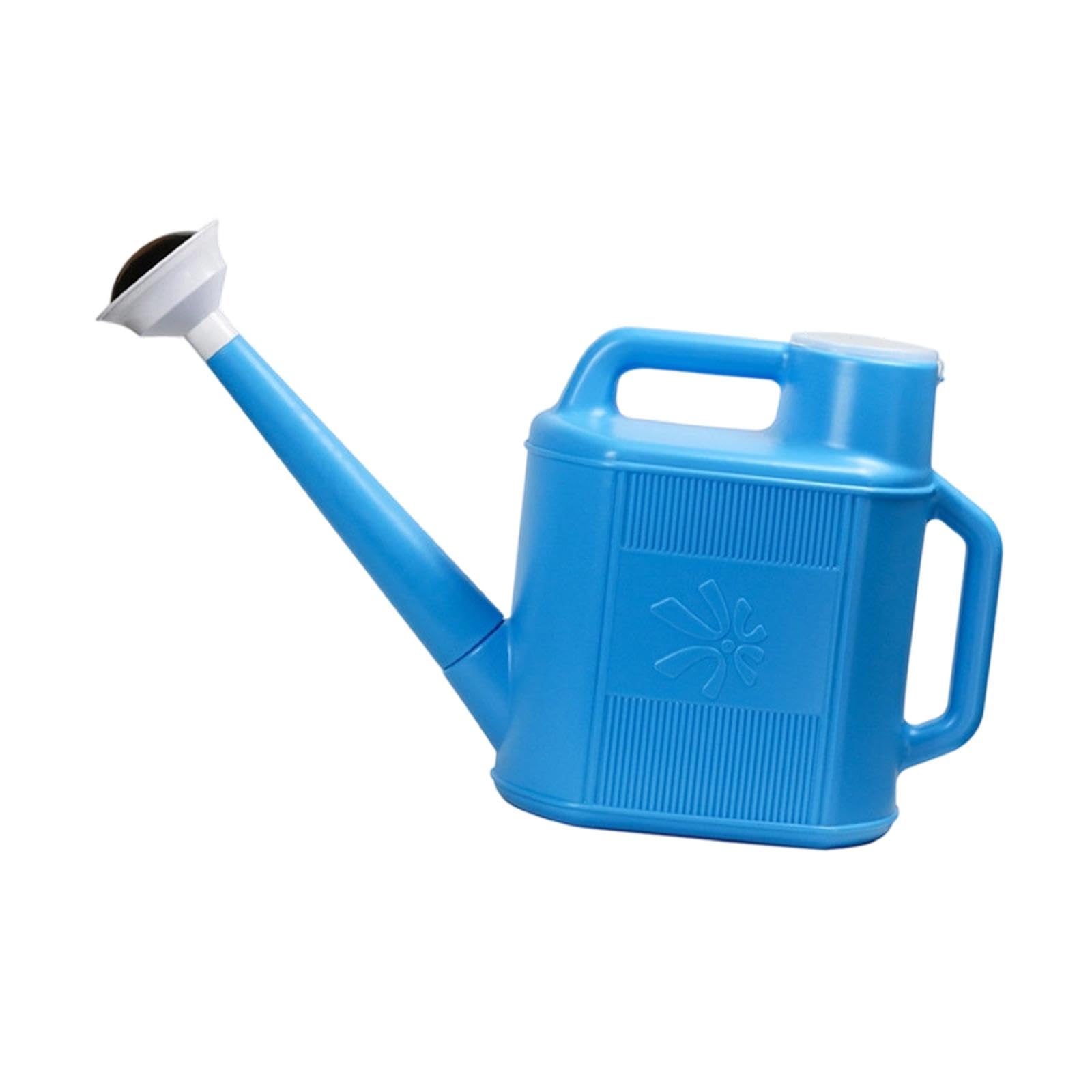 Fenteer 10L Garden Watering Can Outdoor & Indoor Watering Can with Detachable Sprinkler Rose Head Gardening Tool for Houseplants Vegetable Farmhouse, Blue