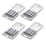 Lieferumfang 16x Panasonic eneloop AAA Batterie, 4x WEISS - more power + Batterieschutzbox