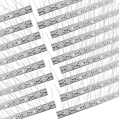Amazon.com : Hausse Stainless Steel Bird Spikes 17 Pack, Squirrel Small