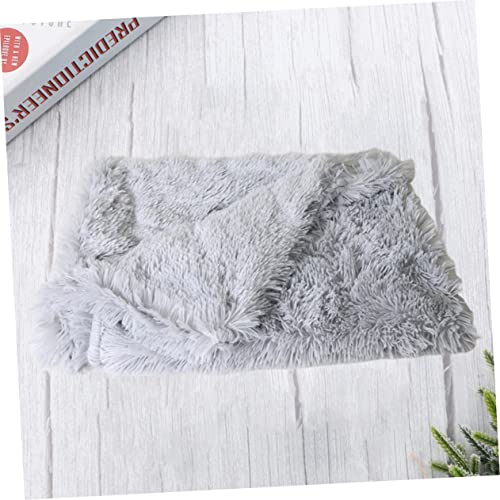 Coussin pour chat et chien iplusmile avec double couche en peluche douce lavable en machine - 8