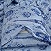 SDIII 3PCS Blue Paris Eiffel Tower Comforter Set Full, Soft Breathable Microfiber Lightweight Vintage Romantic Full Comforter Set for Kids and Adults