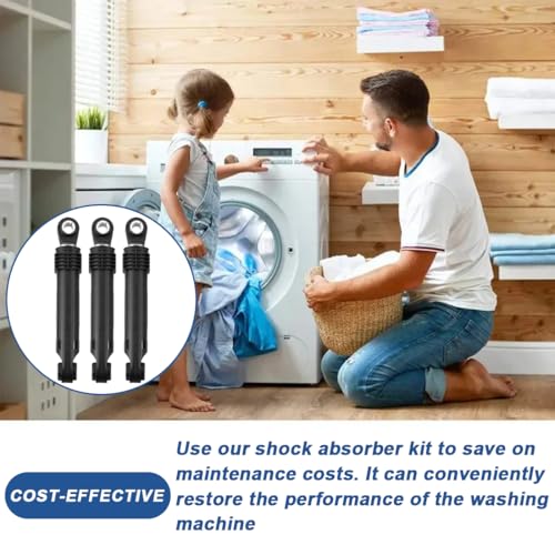 3 amortiguadores de lavadora con pasadores de montaje para repuesto de lavadora 383EER3001G y 4901ER2003A, amortiguadores de vibraciones, repuestos 383EER3001F, 383EER3001H y 383EER3001J