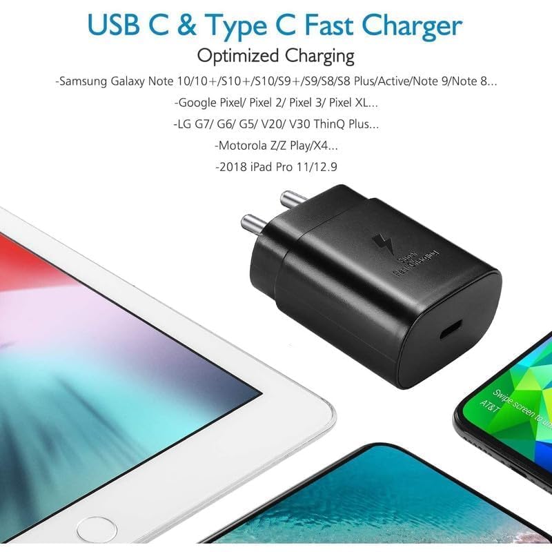 Image of Original 25w Samsung s23 Cable Adapter s22 Ultra s21 samung 21 fe Adapter Cable s20 Note m54 m53 5g Cable Adapter m33 m23 a34 Samsung a54 5g Adapter Cable a13 Samsung f14 23 f62 Adapter Cable Charger