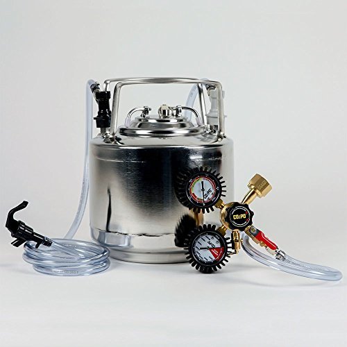 Image of Draft Brewer® Cannonball® Stainless Steel 1.75 Gallon Mini Keg System
