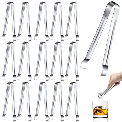 La mejor selección de Pinzas para el hielo los 5 mejores. 47 Worldity - 16 pinzas de hielo de acero inoxidable plateado, 6.5 pulgadas, con dientes afilados y diseño moderno