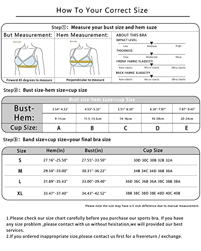 Tomtiger Women Sports Bra High Impact ​With Removable Padded Activewear ​Tank Tops ​For Yoga Workout Fitness (Orange Rust, S) #TOP4