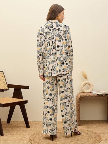 Image of Sassafras Women Set of Top and Straight Pants