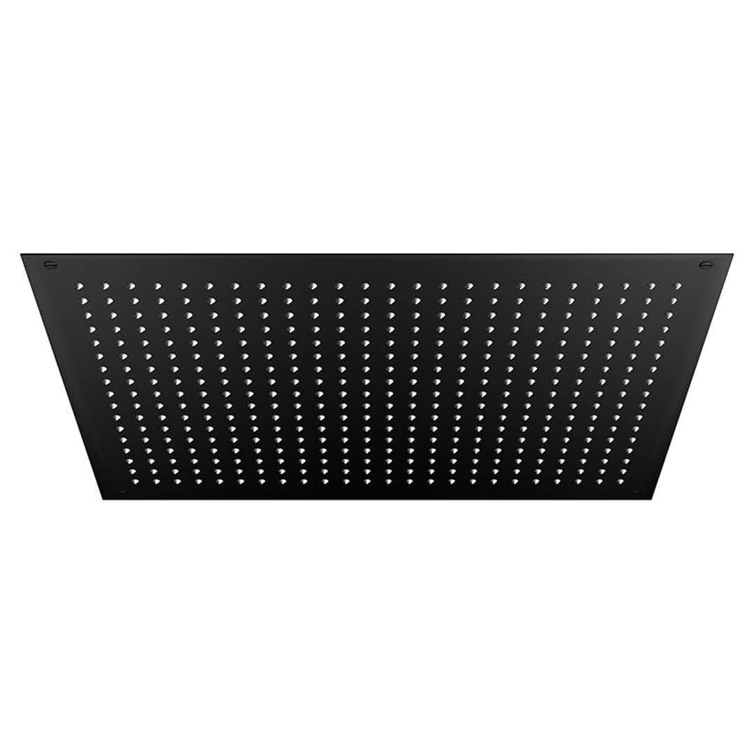Steinberg Relax Rain ducha mural, montaje empotrado en el techo, Easy-Clean, 750x550mm, 39067, Color: Matt Black