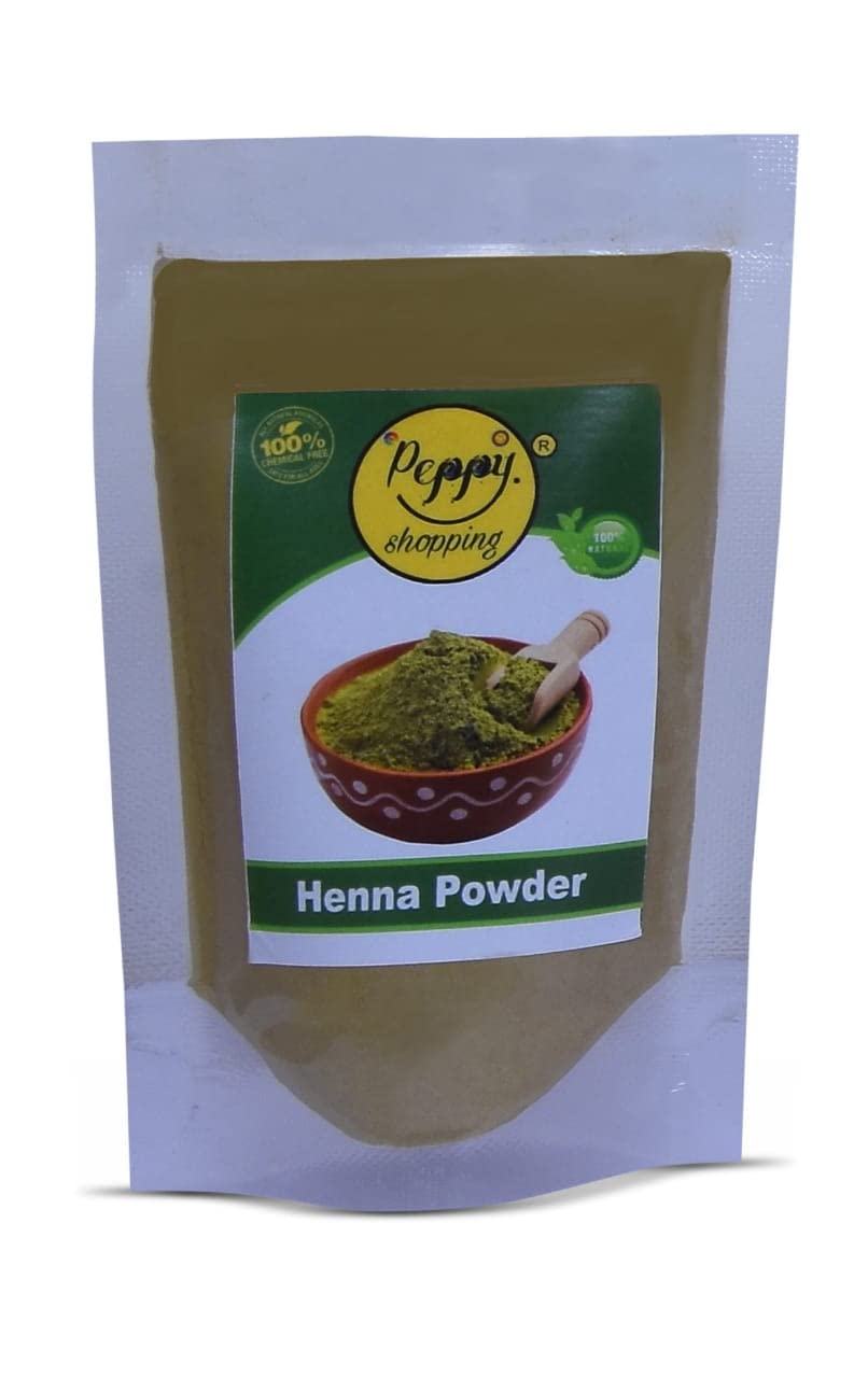 Peppy Shopping 100% Pure & Natural Henna Powder for Hair | மருதாணி பொடி - 100gm-picture-53