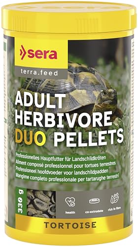 sera reptil Professional herbivor Nature 1 L | Alimentation pour iguanes & Tortues, sans Colorant ni Conservateur 1.000 ML | Rapport Optimal ca/p | Herbes...