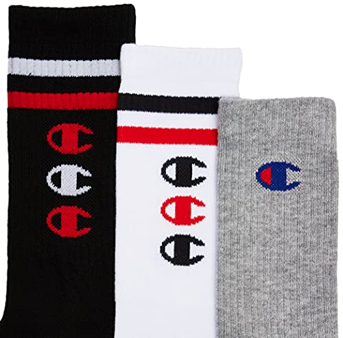 Champion Men's 3-Pack 3 "CCC Logo Crew Socks3