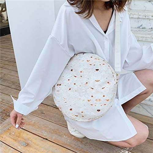 MILIMIEYIK, Fashion Women\'s Canvas Handbags Shoulder Bags Totes Purses Round Pack - Thumbnail 5
