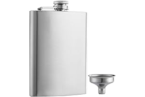 Take Your Tipple Anywhere: Solid Flasks Stainless Steel Flask & Funnel Set