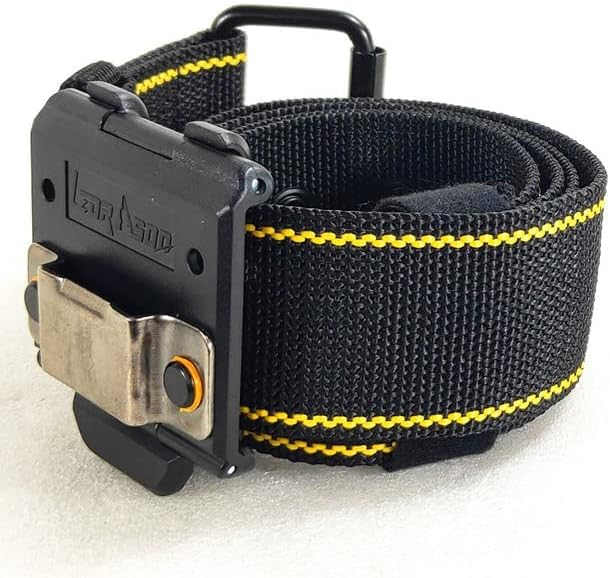 Working Belt with Tape Measure Holder Clip On, Heavy Duty Adjustable Tool Belt with Clip for Tape Measure and Hand Tools