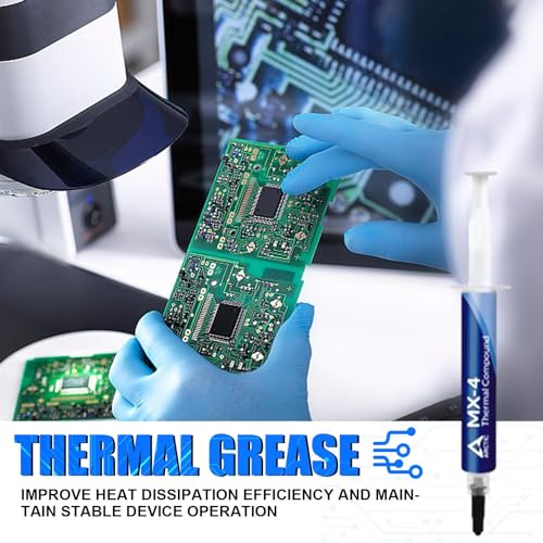 FOUNCY CPU Thermal Paste High Temperature Resistant Heatsink Paste High Performance Thermal Interface Material Carbon Based Thermal Paste Thermal Composite Paste Heatsink P