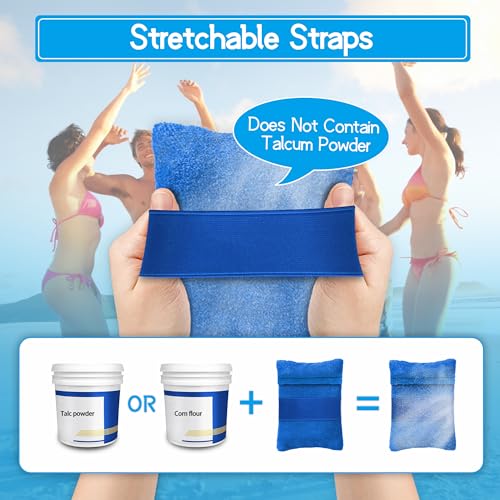 Vanchief Removedor de areia para praia, 4 peças, saco de remoção de areia, sem areia, amigo da pele,